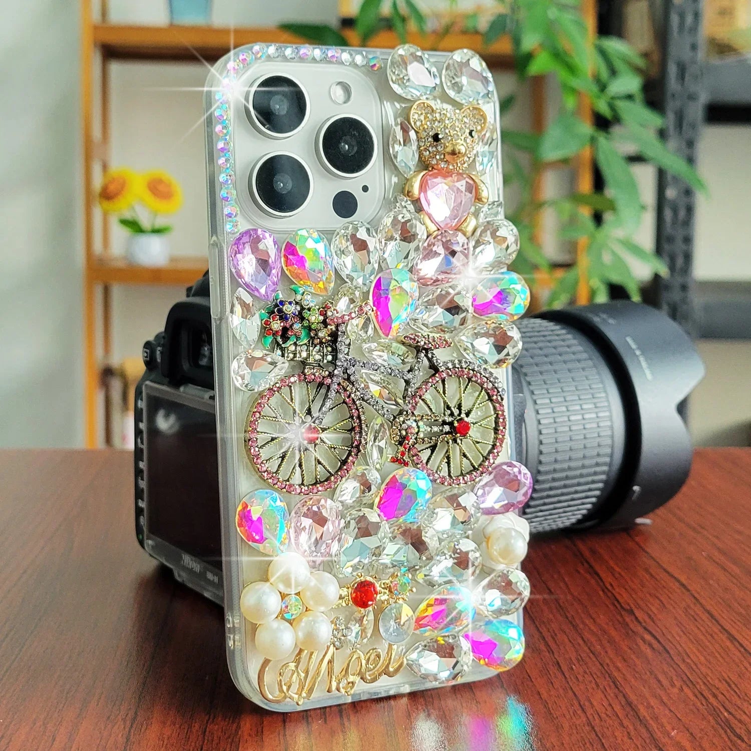 Cases for Motorola Moto G15 G05 G75 G55 G35 G85 G24 G04 G34 G84 G14 G54 5G E15 Case Diamond Phone Cover