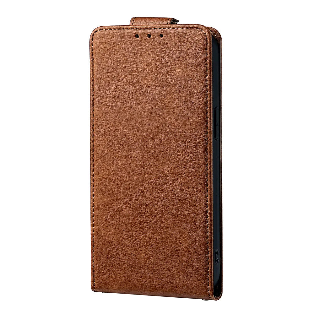 Flip Case For Motorola Moto G86 G66J G56 G85 G75 G55 G45 G84 G54 G34 G24 G73 G53 G23 Classic Vertical Open UP Down 3 Cards Cover