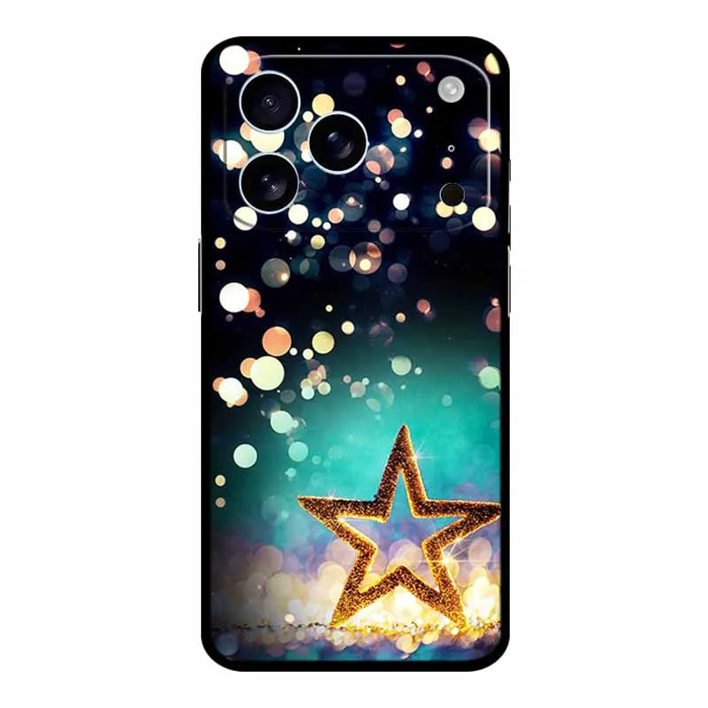 Phone Case For iphone 17 Pro Max Back Cover Case 17Pro Funda Black Silicone Soft Coque For iphone 17 Pro Cases 17Pro Max Shell