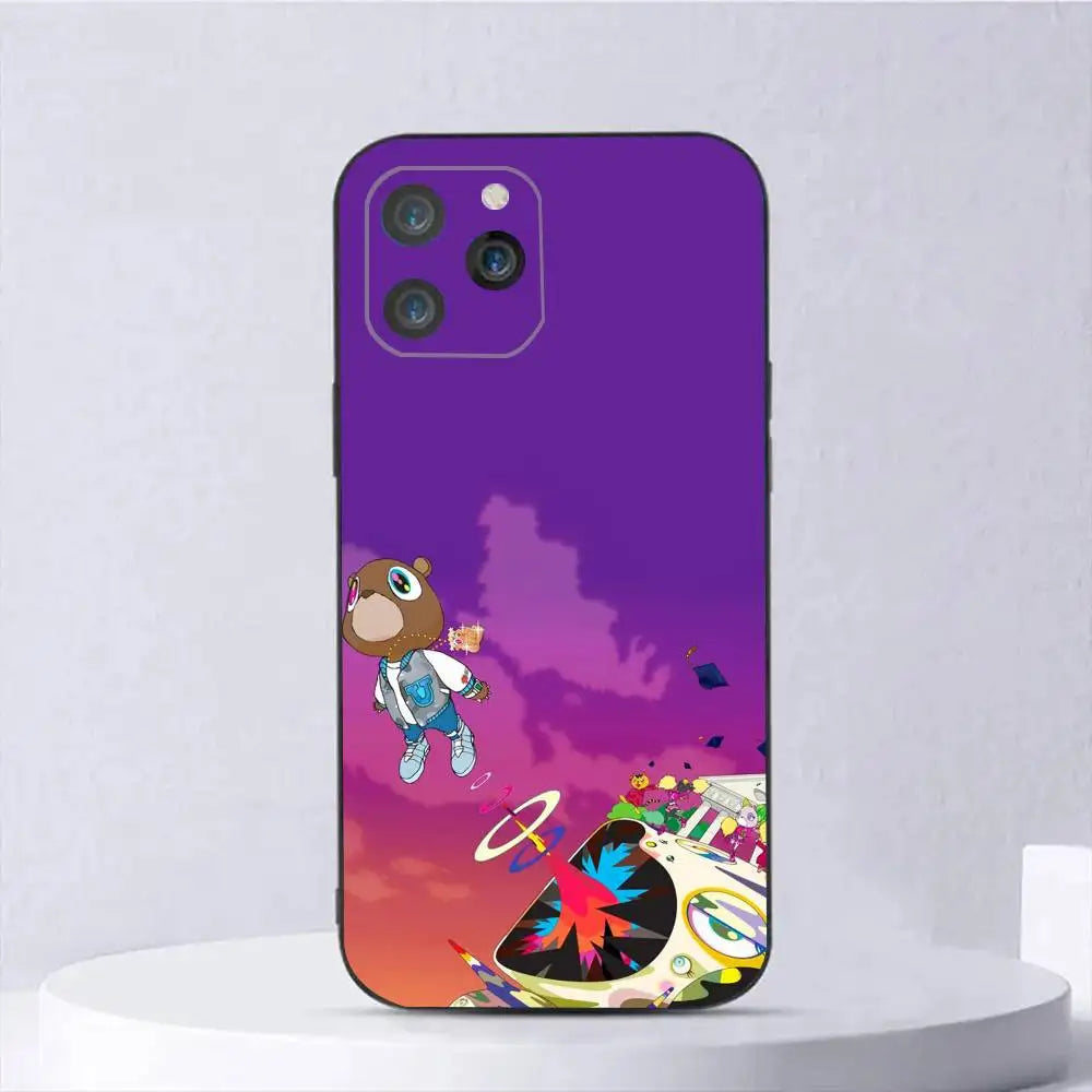 1pc Kanye West Ye Rapper Phone Case Silicone Soft For IPhone 17 Air 16 15 14 13 12 11 Plus Pro Max Plus