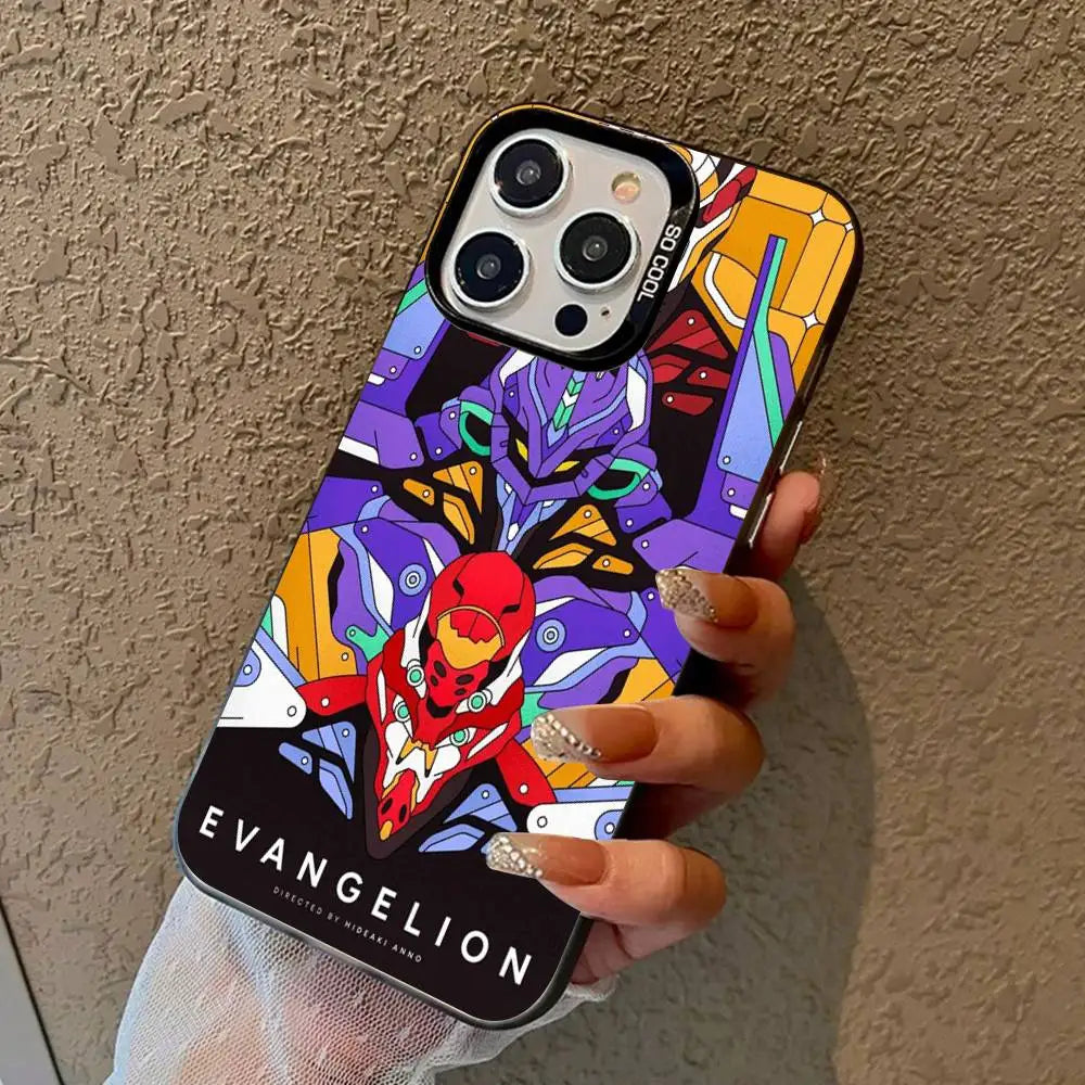 Anime Classic E-Evangelion Phone Cases For iPhone 17 16 15 14 13 12 11 Plus Pro Max Pro Color Matte Cover