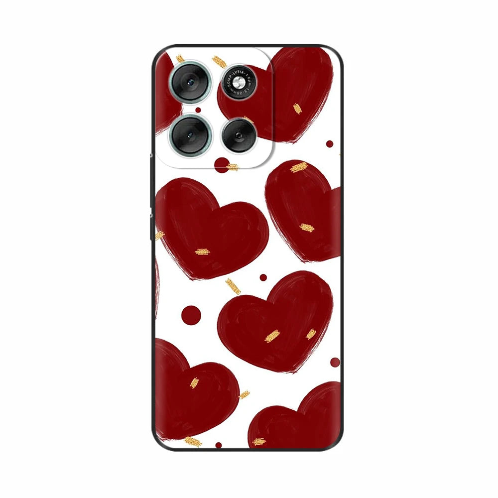 Phone Case For Motorola Moto G86 Case Soft Black Silicone Shockproof Back Cover For Moto G86 XT2527-2 G 86 Cases Covers Fundas