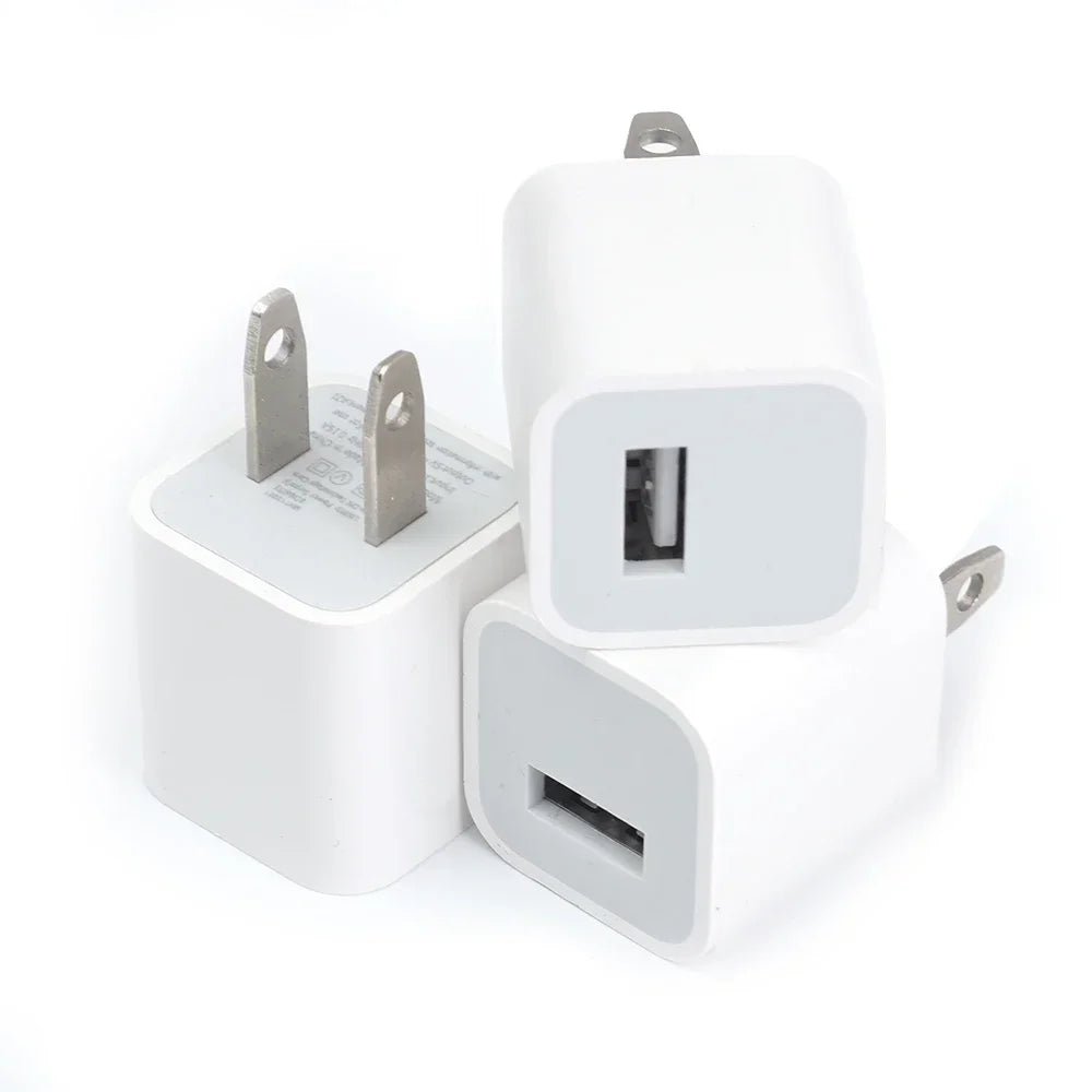 1-5Pcs USB Wall Charger Adapter Fast Charging For iPhone 14 13 12 11 Pro Max XR XS X 8 7 6 Plus iPad Travel Adapter US Plug