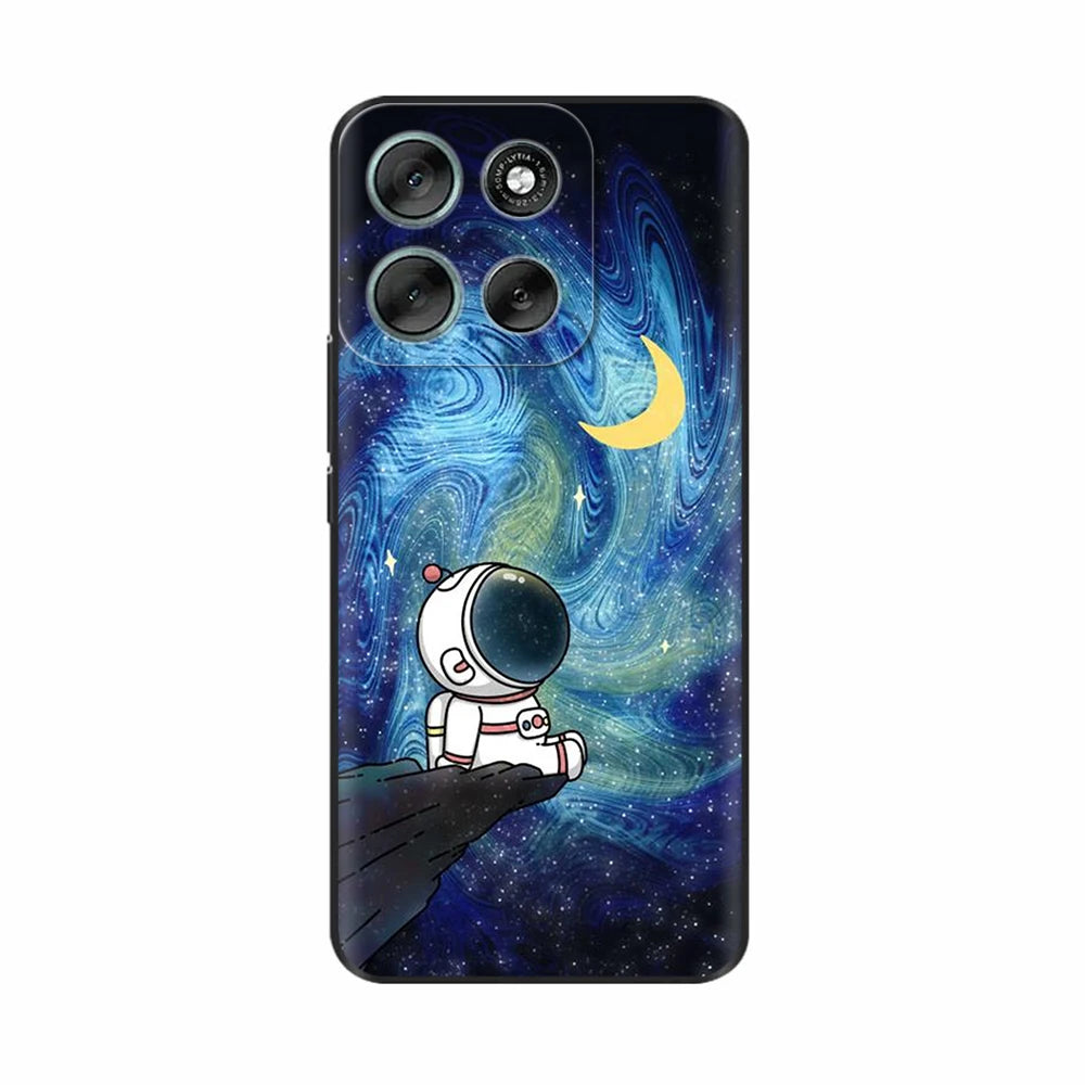 Phone Case For Motorola Moto G86 Case Soft Black Silicone Shockproof Back Cover For Moto G86 XT2527-2 G 86 Cases Covers Fundas