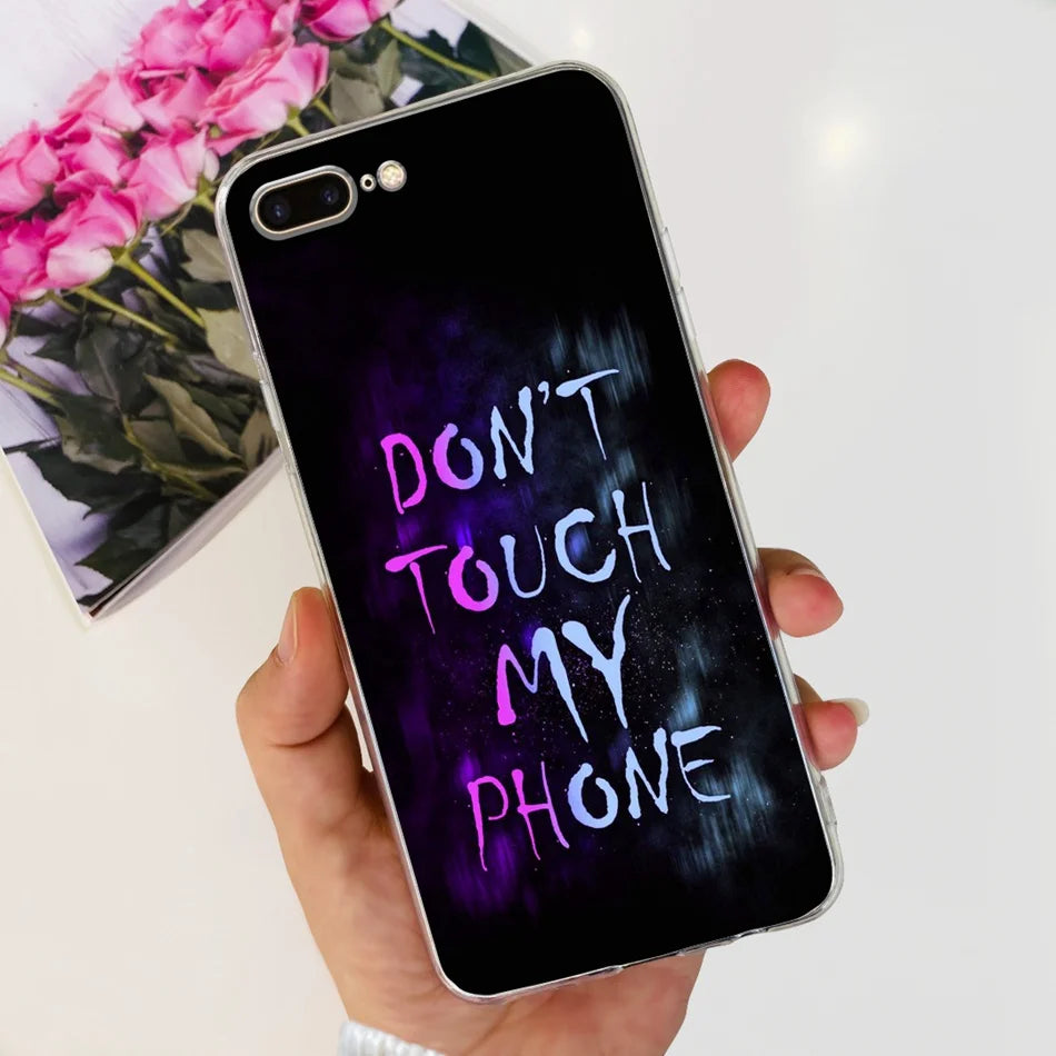 For iPhone 7 8 Plus Phone Case iPhone7 iPhone8 7Plus 8Plus SE 2020 2022 Fashion Cool Pattern Soft Silicone TPU Cases