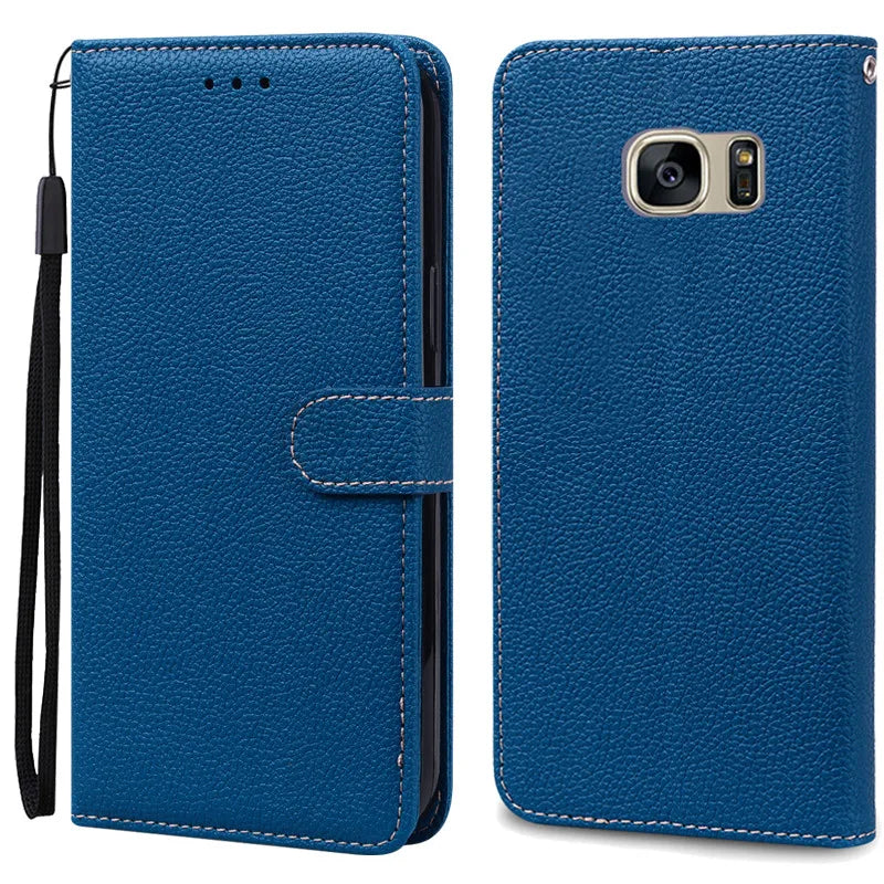 S7Edge Case For Samsung Galaxy S7 Case Leather Wallet On For Samsung S7 Edge Case Soft Flip Cover For Samsung S7 S 7 Edge Fundas