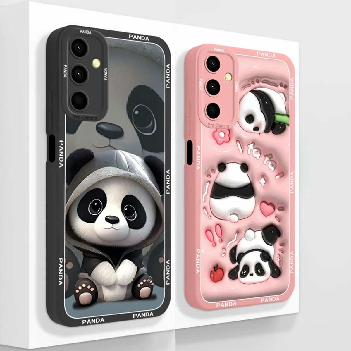 For Samsung Galaxy A24 Phone Case Cute Panda High Quality Liquid Silicone Anti Drop Soft Back Cover For Samsung A 24 Phone Shell