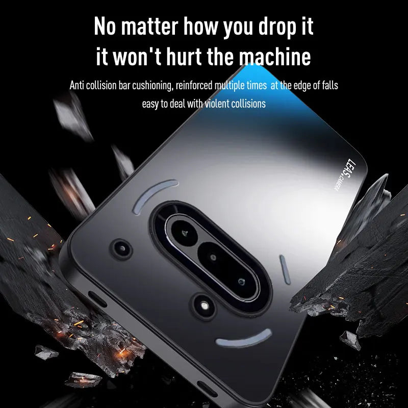 AG Matte Shockproof Case For Nothing Phone 3A Pro 2A Plus Phone 3 2 1 Frosted Hard Bumper Phone Cases Anti-fingerprint