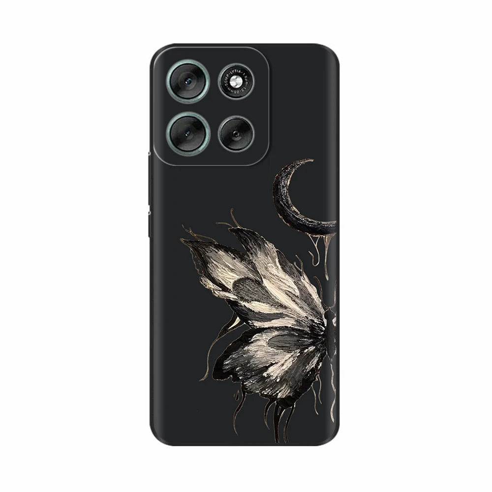 Phone Case For Motorola Moto G86 Case Soft Black Silicone Shockproof Back Cover For Moto G86 XT2527-2 G 86 Cases Covers Fundas