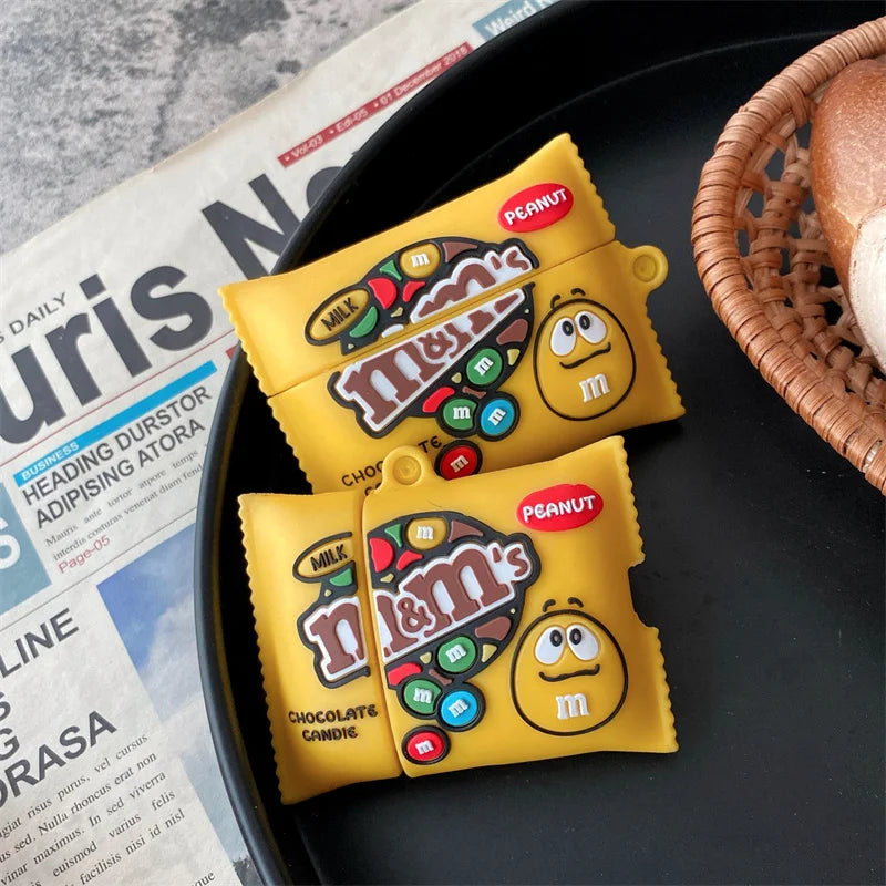 for AirPods Pro 3 Case Cartoon Ice Cream Snacks Earphone Cover for AirPods 4 Case Wireless Earbuds Cover for AirPods Pro 2 Case