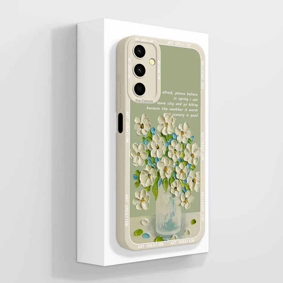 For Samsung Galaxy A24 Phone Case Cute Panda High Quality Liquid Silicone Anti Drop Soft Back Cover For Samsung A 24 Phone Shell