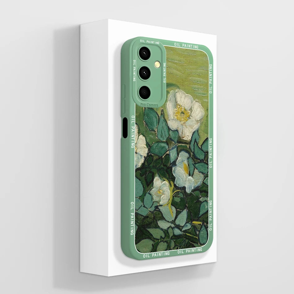 For Samsung Galaxy A24 Phone Case Cute Panda High Quality Liquid Silicone Anti Drop Soft Back Cover For Samsung A 24 Phone Shell