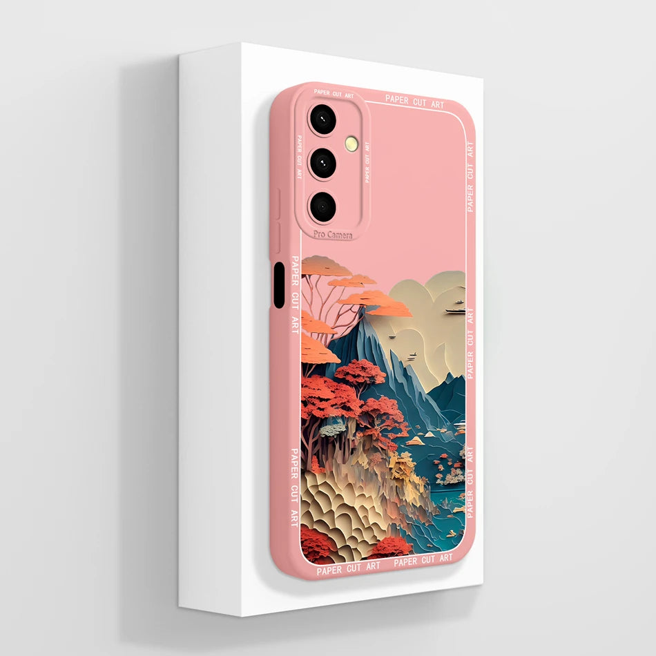 For Samsung Galaxy A24 Phone Case Cute Panda High Quality Liquid Silicone Anti Drop Soft Back Cover For Samsung A 24 Phone Shell