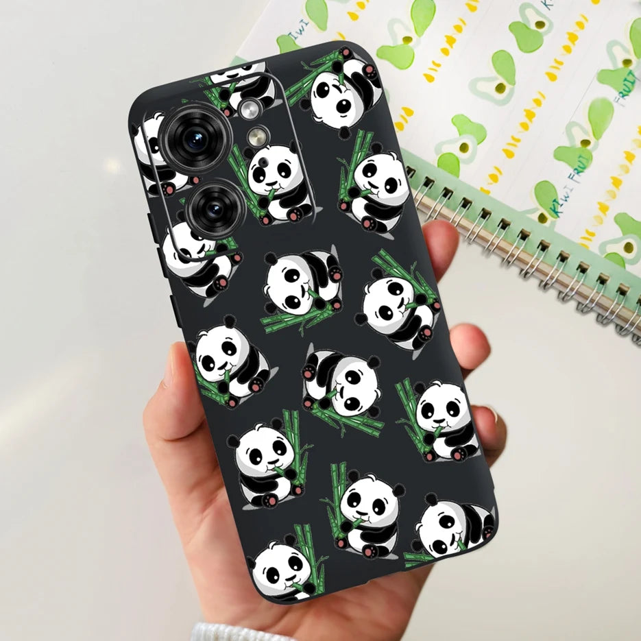 For Motorola Edge 40 Case XT2303-2 Colorful Flower Painted Back Cover 6.55'' Soft Fundas For Motorola Edge 40 Edge40 Phone Cases