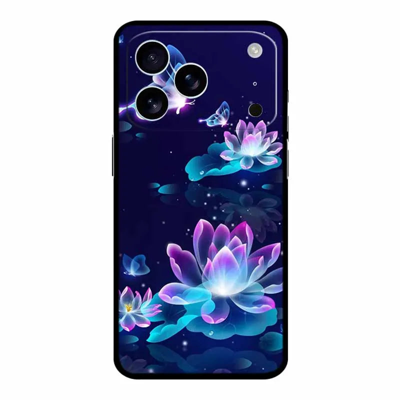 Phone Case For iphone 17 Pro Max Back Cover Case 17Pro Funda Black Silicone Soft Coque For iphone 17 Pro Cases 17Pro Max Shell