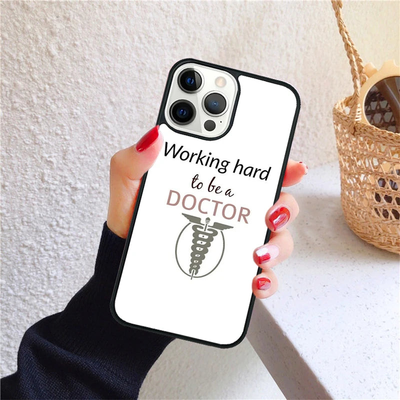 Medical Doctor Nurse Medicine Student Phone Case for iPhone 17 Air 16 15 14 12 13 PLUS 11 PRO MAX Back Cover