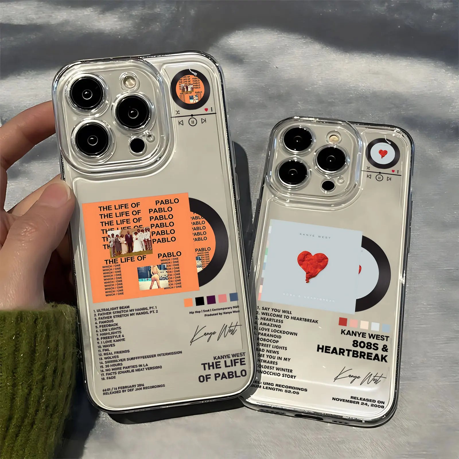 Rapper Kanye West Hot Album Phone Case For iPhone 16 15 14 13 12 11 Mini Pro Max X XR XS Max 7 8 Plus SE20 Transparent Cover
