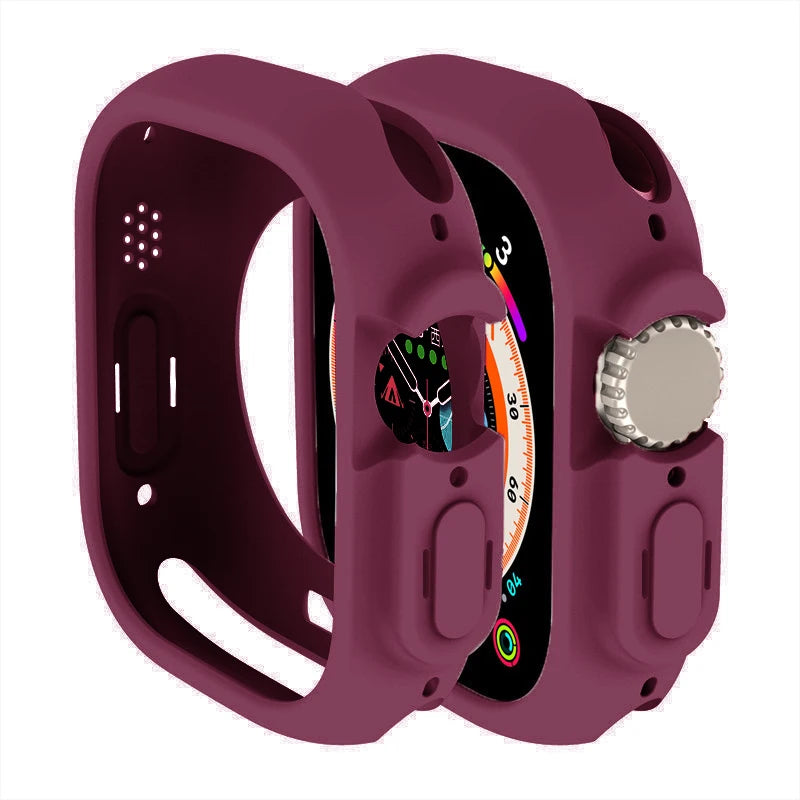 TPU soft case compatible with Apple Watch 987654 Se Apple Watch Series 40mm 44mm 41mm 45mm 49mm Ultra case