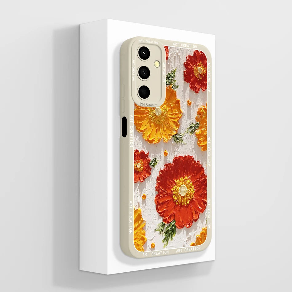 For Samsung Galaxy A24 Phone Case Cute Panda High Quality Liquid Silicone Anti Drop Soft Back Cover For Samsung A 24 Phone Shell