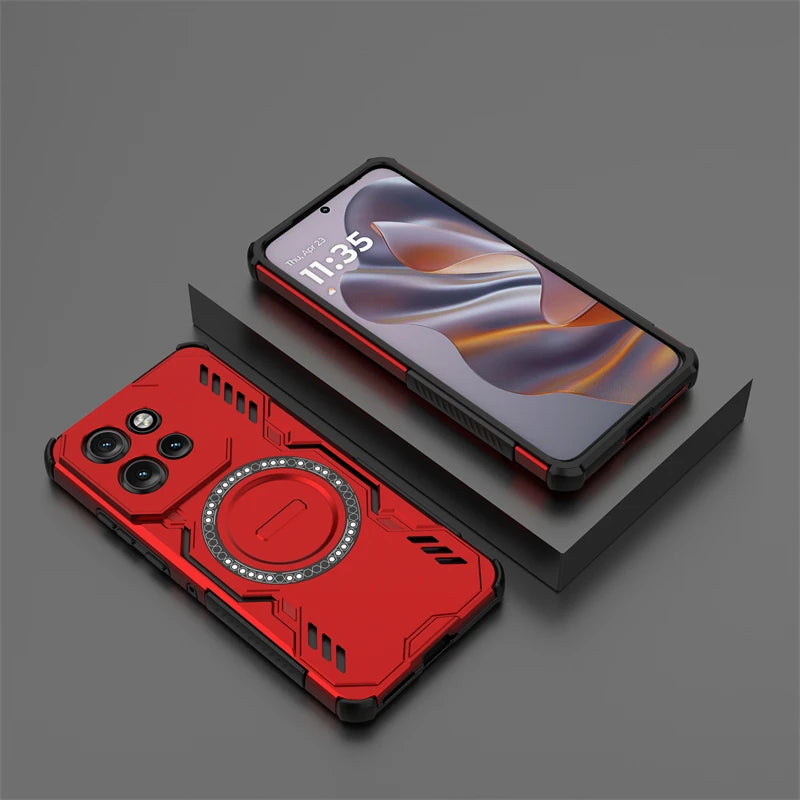 Phone Case For Motorola Moto S50 Case For Moto S50 Shockproof Magnetic Adsorption Wireless Charge Back Cover For Moto S50 Case