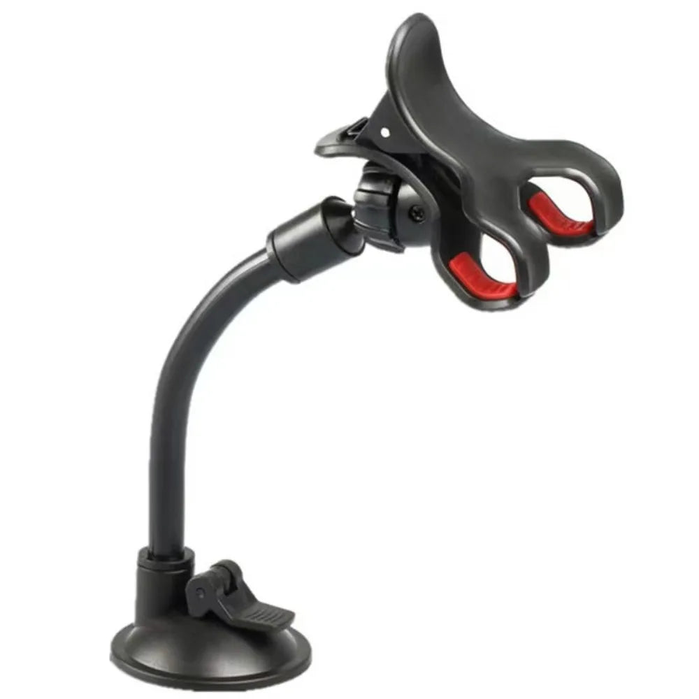 Guitar Phone Holder, Phone Holder for Guitar Gooseneck Mount, Removable Suction Cup Phone Holder for Acoustic Electric Guitar