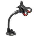 Guitar Phone Holder, Phone Holder for Guitar Gooseneck Mount, Removable Suction Cup Phone Holder for Acoustic Electric Guitar