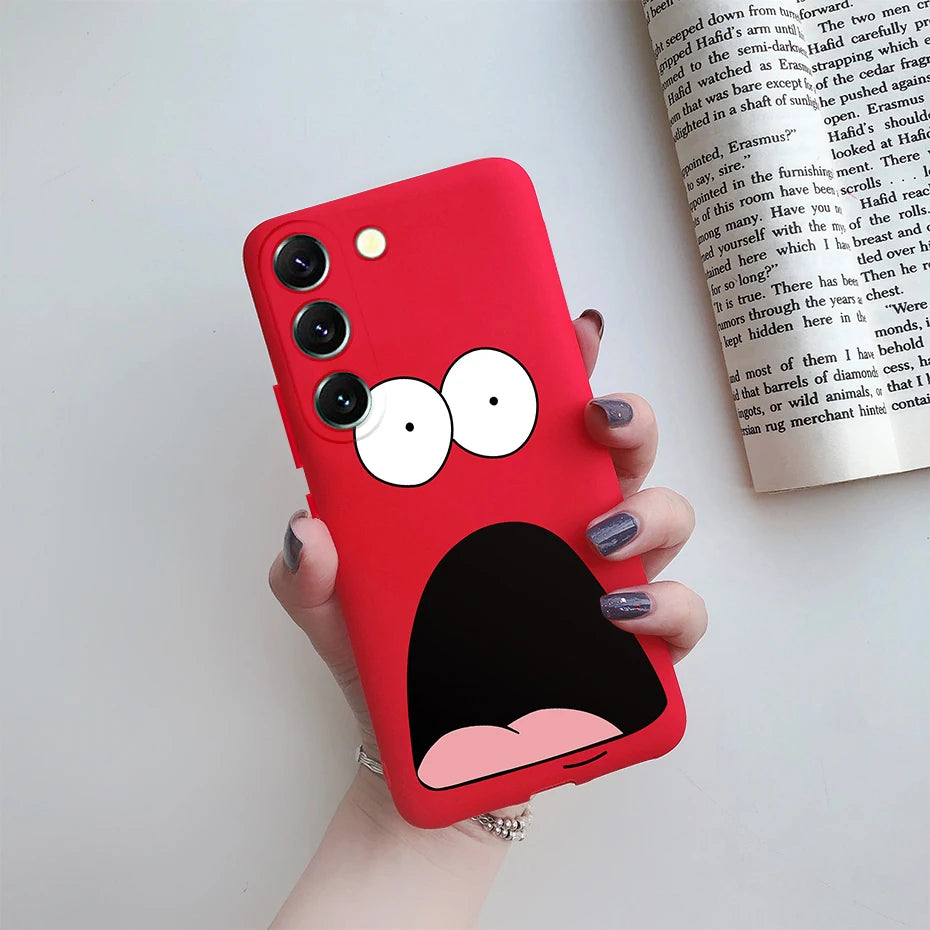 For Samsung S23 Case Cute Soft Silicone TPU Back Cover For Samsung S23 Plus + Phone Case on Samsung Galaxy S23 Ultra Coque Funda