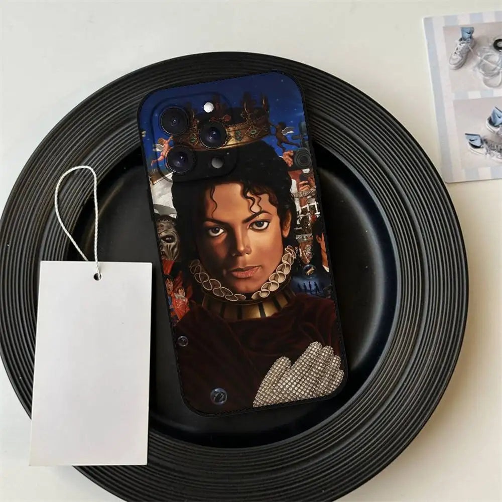 American Singer M-Michael Jackson Phone Case For IPhone 17 16 15 14 13 12 11 PRO MAX PLUS Mini TPU Soft To Skin-friendly Case