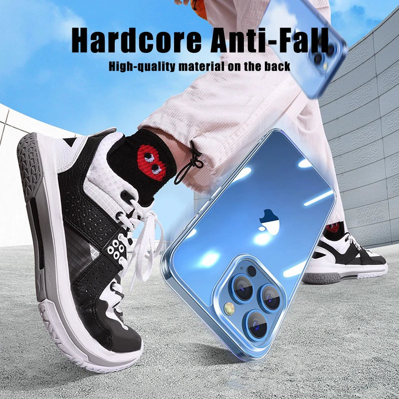 Fashion Clear Phone Case For iPhone 14 Pro Max Soft TPU Silicon Cases For iPhone14 Pro Max 14 Plus Transparent Back Cover Capa