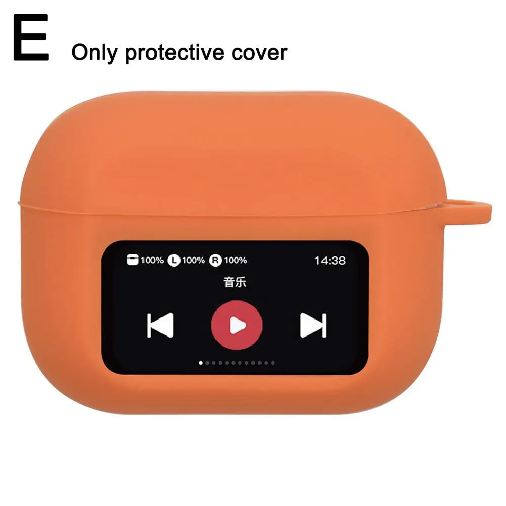 For AirPods A9pro Music Player Pattern Wireless Bluetooth Earphones Silicone Protective Case Thin Edition