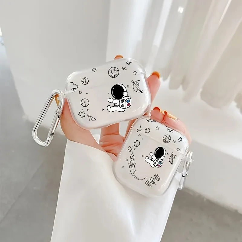 Music Player Cute Star Heart Pattern Protective Case for AirPods 2/3/4 Earphone Cases for AirPods Pro3/Pro2/Pro Headphone Cover