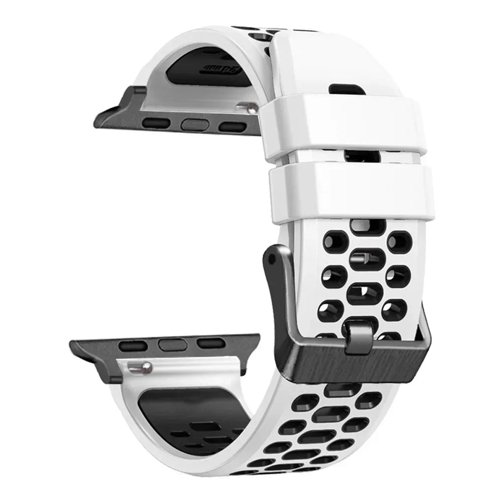 Sport Silicone Strap For Apple Watch Ultra 2 49mm Bracelet Wristband For Apple Watch Series 9 8 7 SE 6 45mm 44mm 42mm Accessory