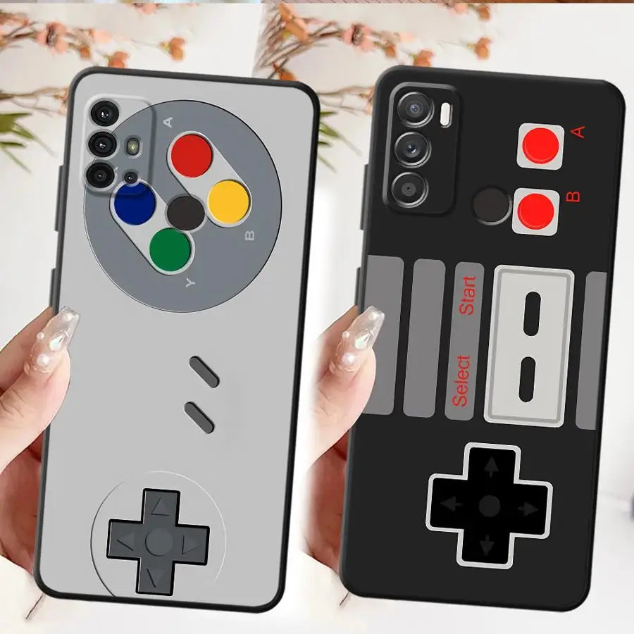Retro Games Case for Motorola Moto G53 G30 G22 Edge40 G51 G73 G52 G50 G32 G60s Edge 20 Pro 30 Lite G71 Phone Cover