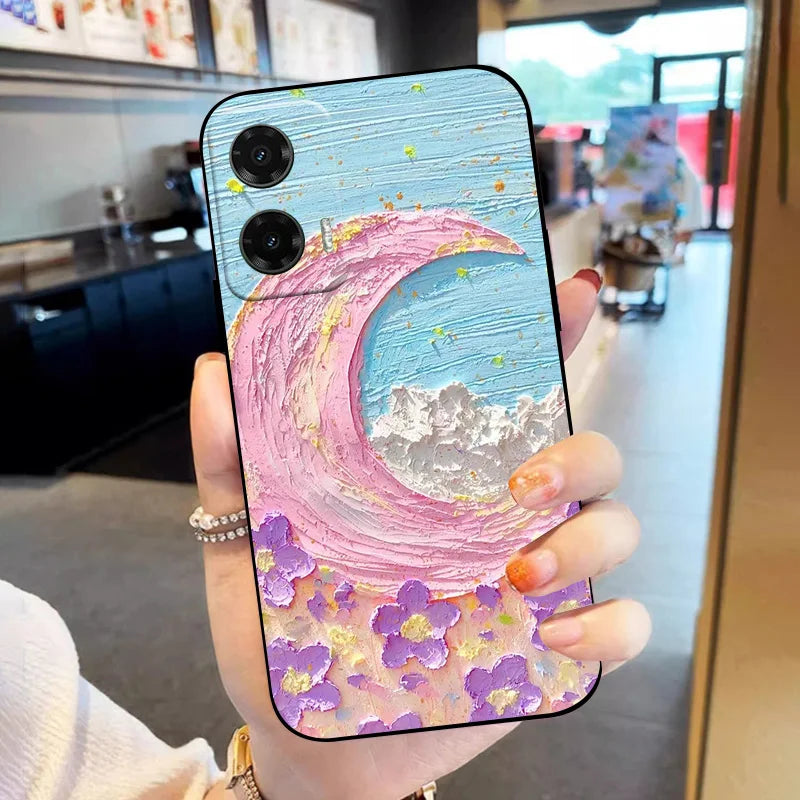 For Motorola Moto G35 G55 G75 5G Case Luxury TPU Soft Silicone Back Cover Phone Cases for Moto G32 G 35 55 75 Shockproof Fundas