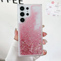 Dynamic Liquid Quicksand Glitter Powder Phone Case For Samsung Galaxy S24 S23 FE S22 S21 S20 Plus S10 Note 20 Ultra 10 9 8 Cover