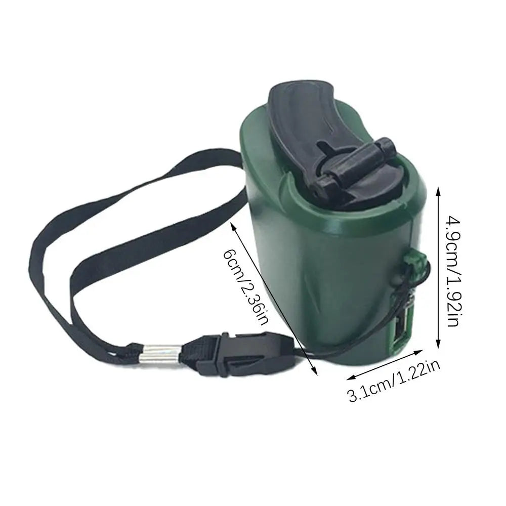 Hand Crank Cell Phone Charger Portable Power Supply Backpacking Cellphone Charger for Camping Home Survival Preparedness Outage