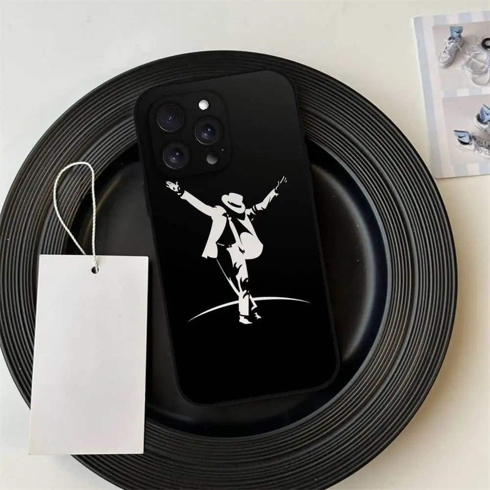 American Singer M-Michael Jackson Phone Case For IPhone 17 16 15 14 13 12 11 PRO MAX PLUS Mini TPU Soft To Skin-friendly Case