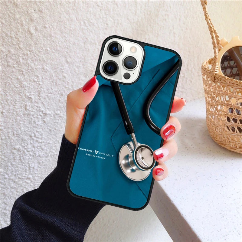Medical Doctor Nurse Medicine Student Phone Case for iPhone 17 Air 16 15 14 12 13 PLUS 11 PRO MAX Back Cover