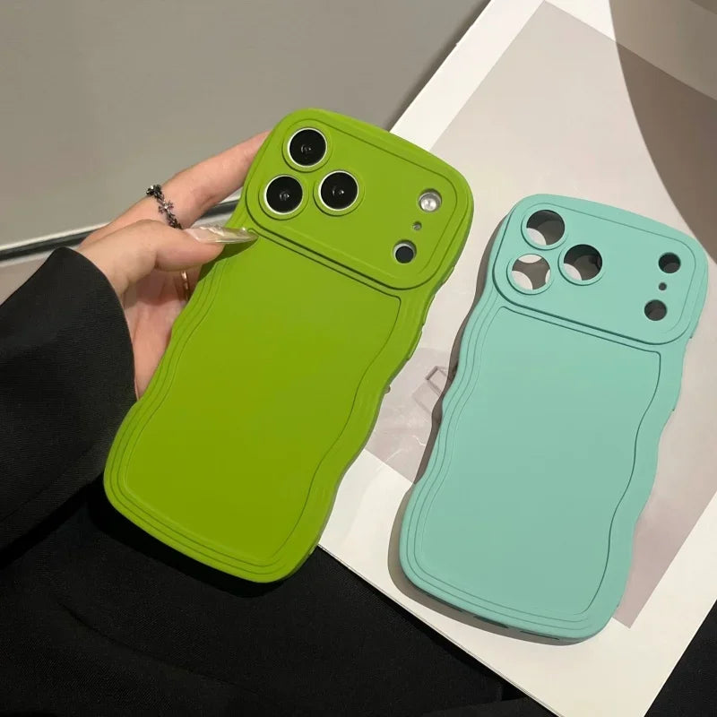 Solid Color Candy TPU Phone Cases For iPhone 17 Air 16 15 14 Plus 13 12 Mini 11 Pro Max Camera Proteciton Shockproof Soft Cover