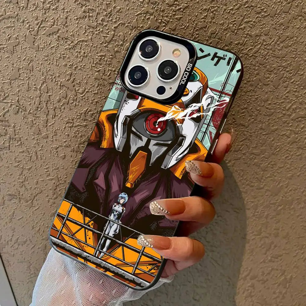 Anime Classic E-Evangelion Phone Cases For iPhone 17 16 15 14 13 12 11 Plus Pro Max Pro Color Matte Cover