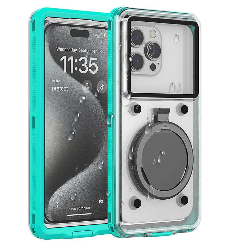 Diving Waterproof Phone Case Within 6.9 Inches Universal For iPhone Samsung Huawei Xiaomi Google Waterproof Protective Case