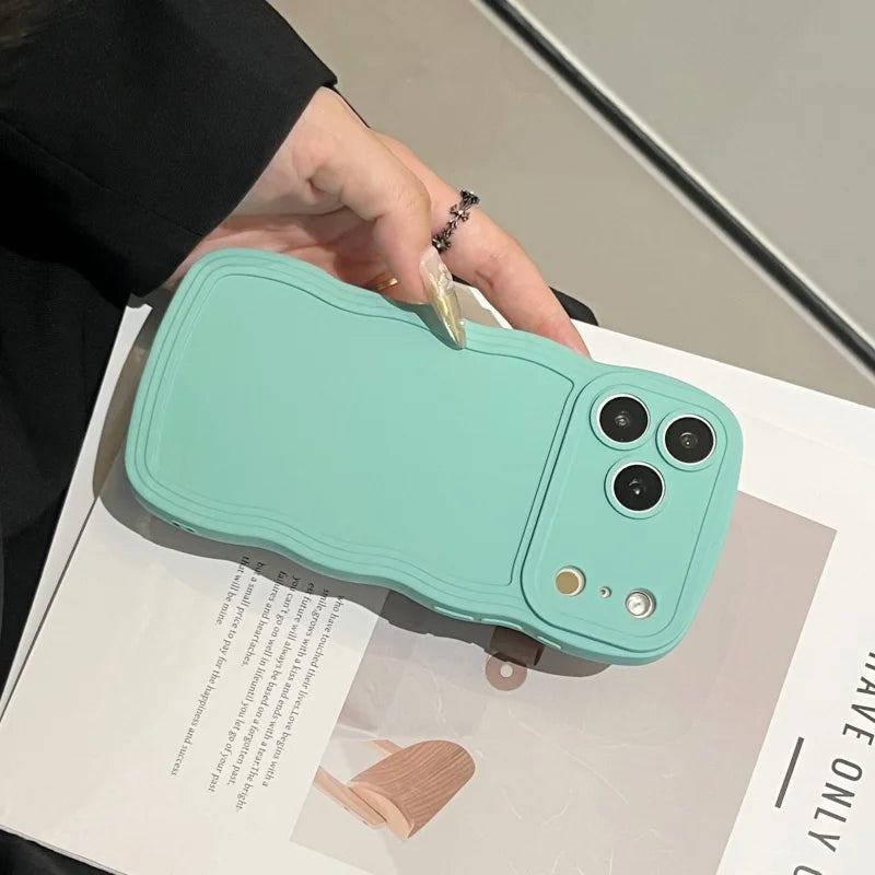 Solid Color Candy TPU Phone Cases For iPhone 17 Air 16 15 14 Plus 13 12 Mini 11 Pro Max Camera Proteciton Shockproof Soft Cover