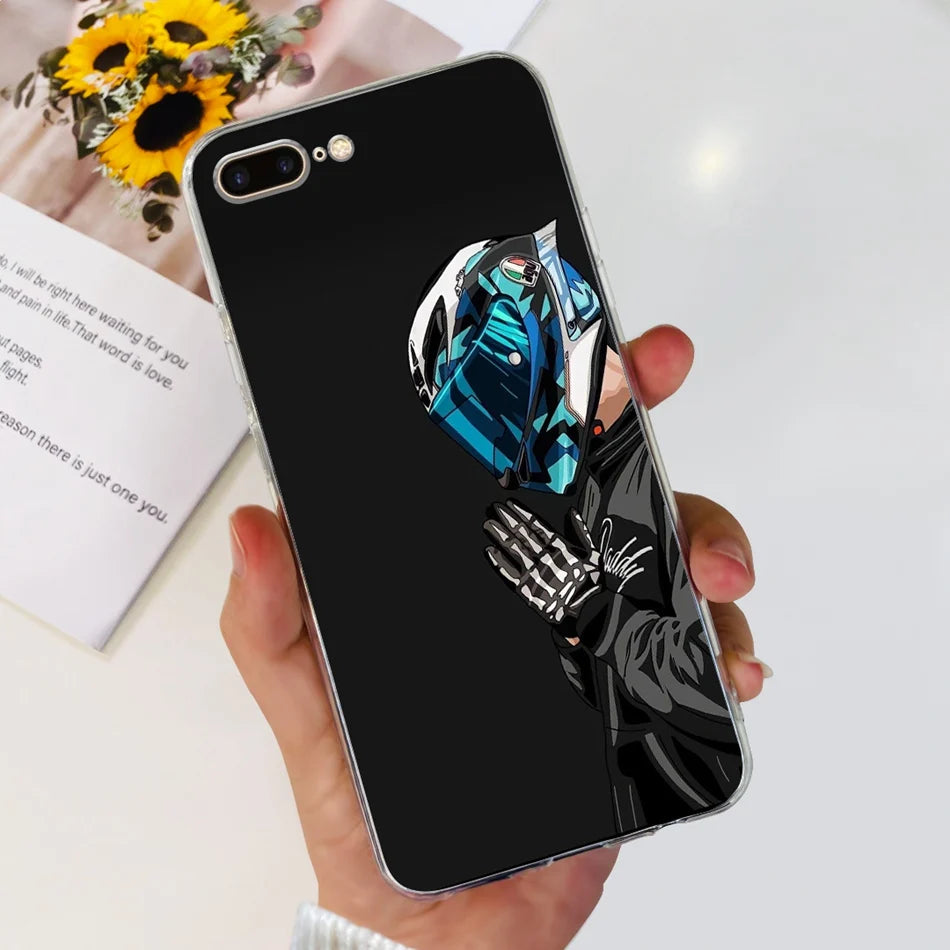 For iPhone 7 8 Plus Phone Case iPhone7 iPhone8 7Plus 8Plus SE 2020 2022 Fashion Cool Pattern Soft Silicone TPU Cases