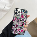 Mexican Skull Flower Phone Case Back Cover for iPhone 17 Air 16 15 14 13 11 12 Pro Max Plus Shell Coque