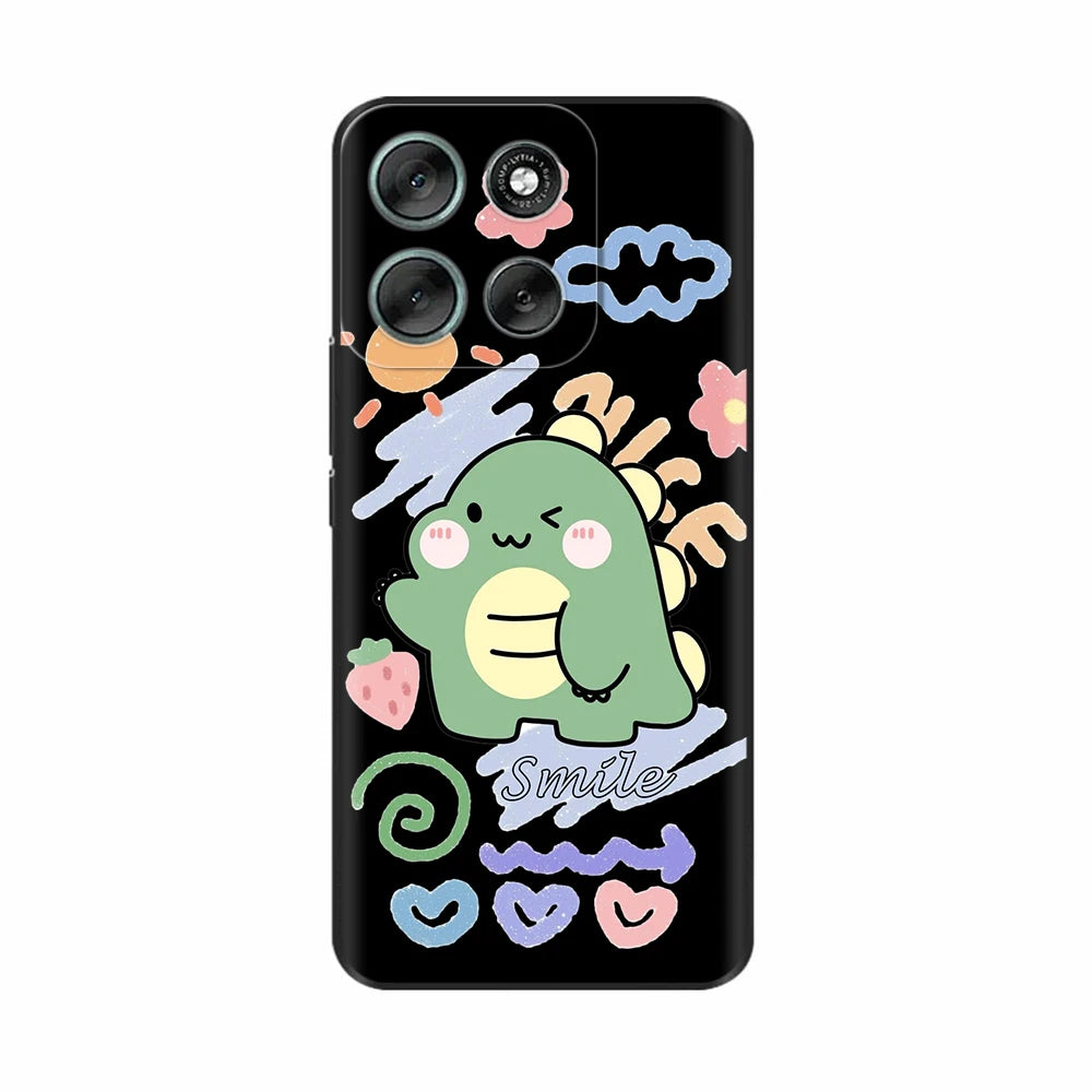 Phone Case For Motorola Moto G86 Case Soft Black Silicone Shockproof Back Cover For Moto G86 XT2527-2 G 86 Cases Covers Fundas