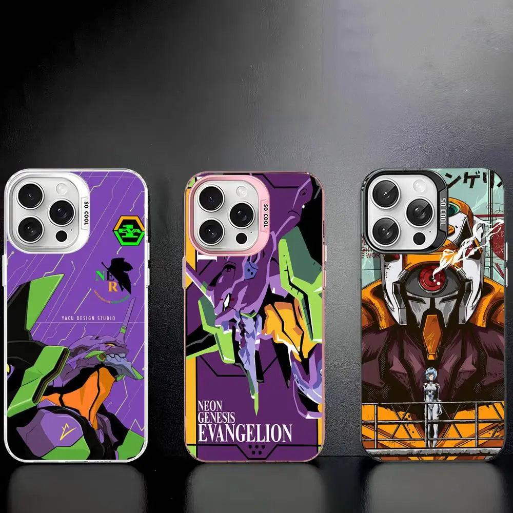 Anime Classic E-Evangelion Phone Cases For iPhone 17 16 15 14 13 12 11 Plus Pro Max Pro Color Matte Cover