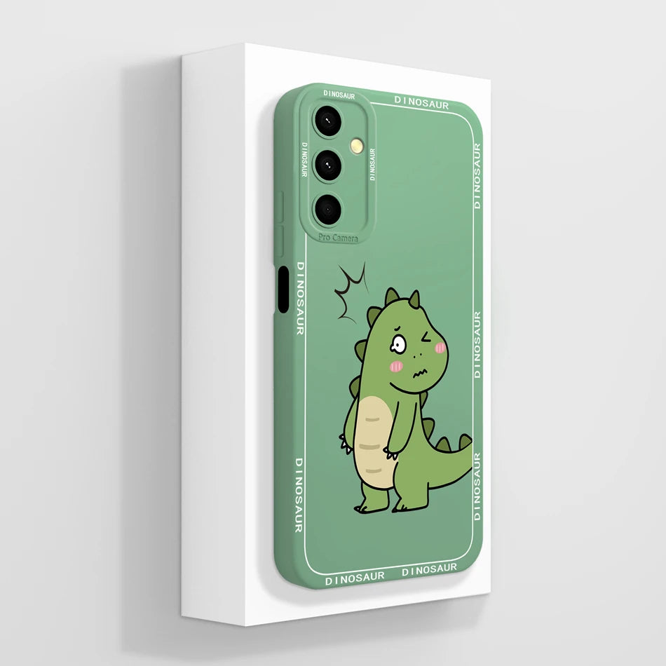 For Samsung Galaxy A24 Phone Case Cute Panda High Quality Liquid Silicone Anti Drop Soft Back Cover For Samsung A 24 Phone Shell