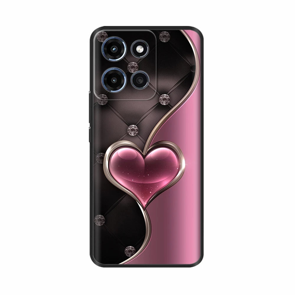 For Motorola Moto G (2025) Case Cute Cartoon Phone Case Soft Liquid Silicone Back Cover For Moto G 2025 5G Silicon Cases Coque