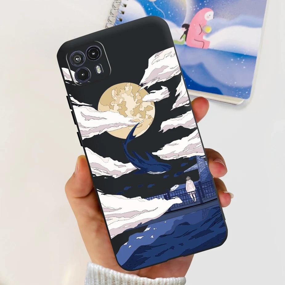 For Motorola Moto G50 5G Case XT2149-1 Stylish Painted Cover Shockproof Phone Cases For Motorola G50 G 50 MotoG50 5G Soft Fundas
