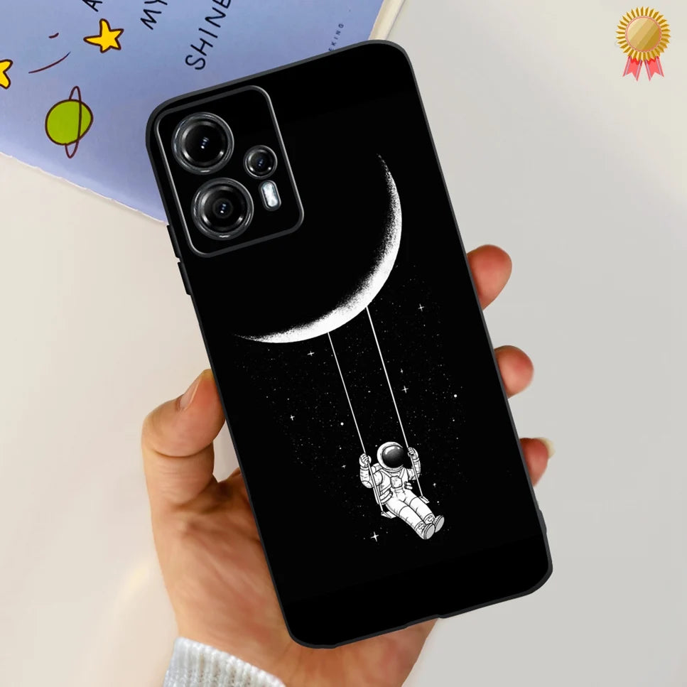 Hot For Motorola Moto G13 Case Fashion Cartoon Astronaut Soft TPU Silicone Back Cover Motorola MotoG23 G32 G42 6.5'' Phone Cases